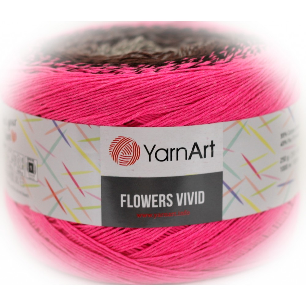 Yarn Art Flowers Vivid...